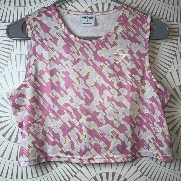 Gymshark Womens Crop‎ Athletic Tank Top Small - Picture 1 of 4
